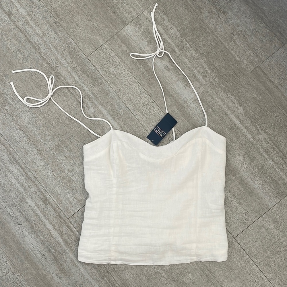 NWT linen tank top